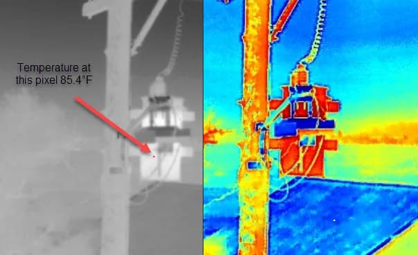 Electrical substation thermography